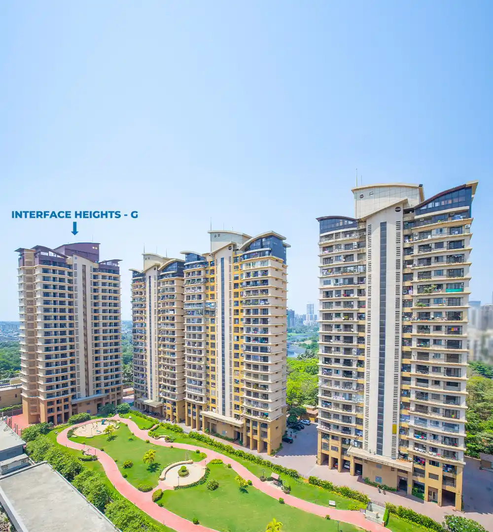 Spacious 3 BHK at Raheja Interface Heights, Malad West