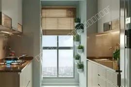 mahindra rainforest modular design of kitchen