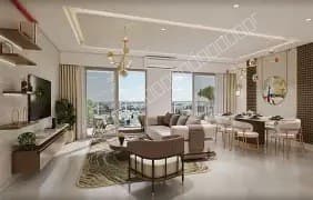 mahindra rainforest dining area&livingroom
