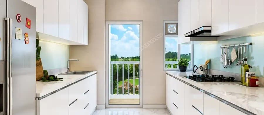 runwal woods kitchen