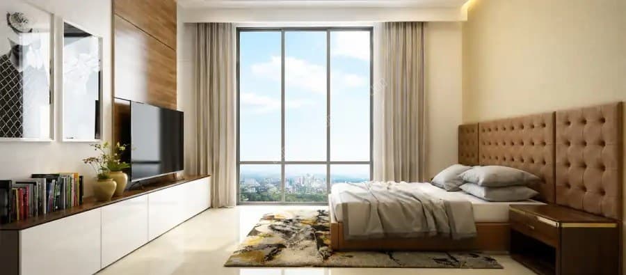 runwal pinnacle crown bedroom