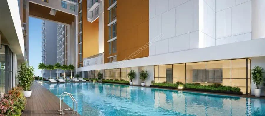 runwal pinnacle crown swimming pool