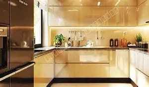 adani triumph modular kitchen with window side