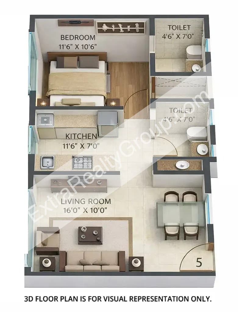 Crescent Nexus 1 BHK Flats Santacruz Mumbai