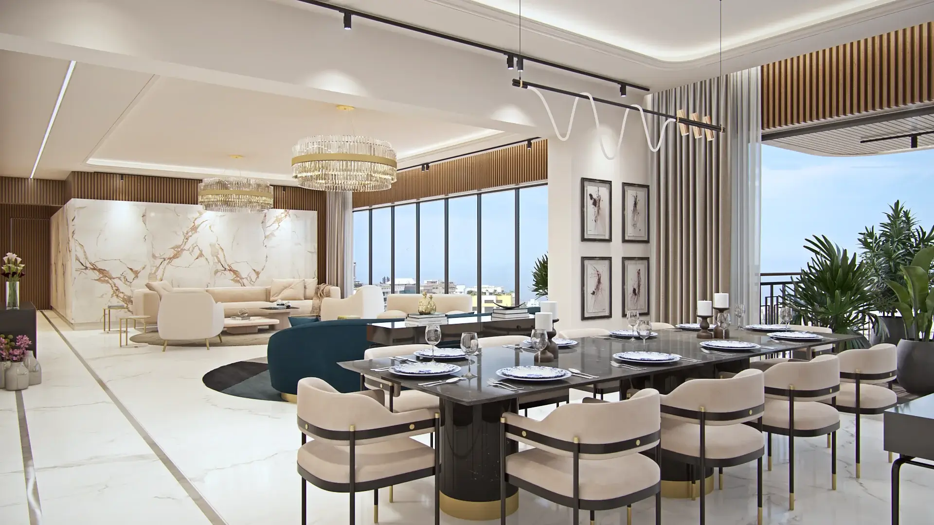 Premium 3 BHK Apartment at Aum Nirvan, Khar West 3