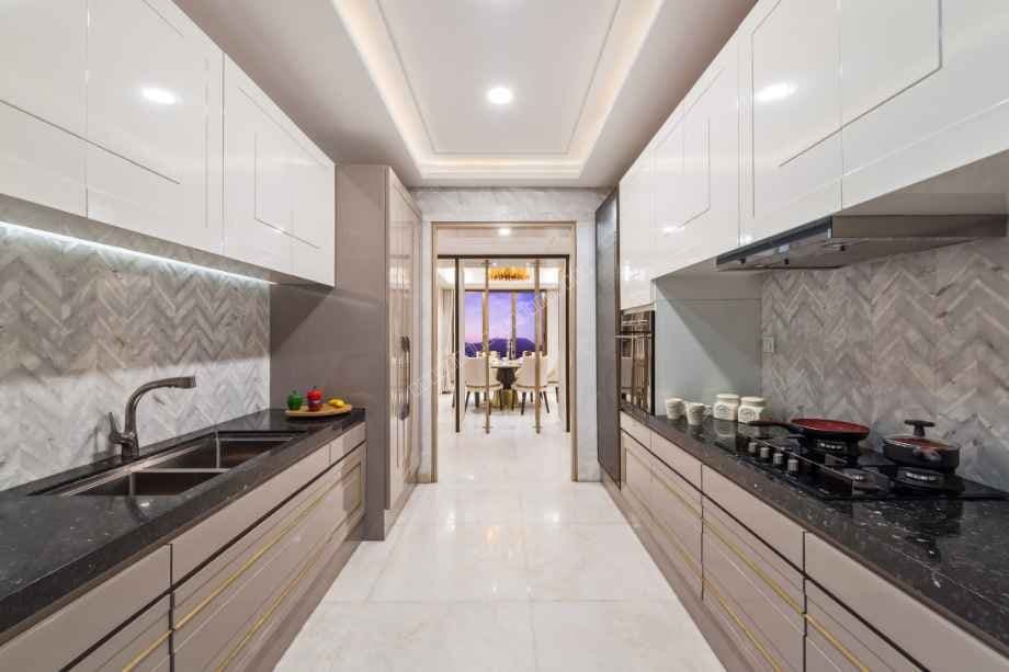 Parallel Modular Kitchen Layout