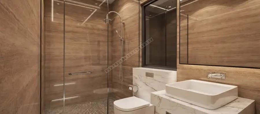 ajmera 78 lake town washroom 2