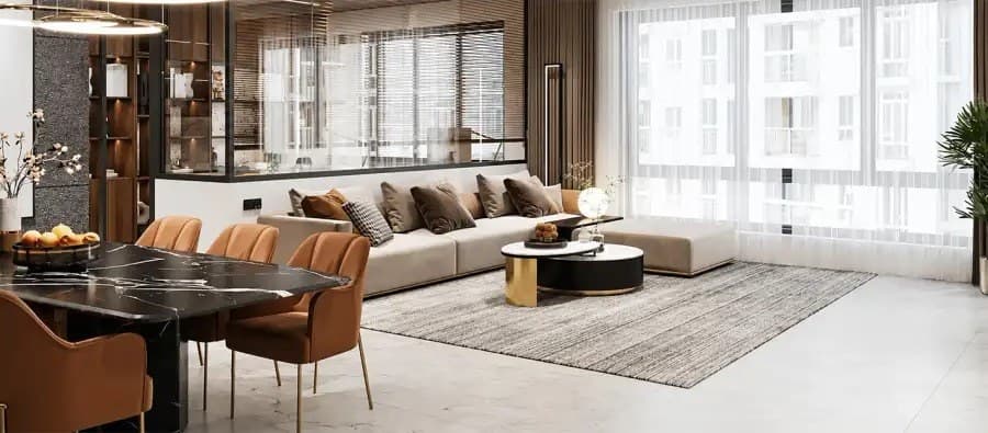 lodha corinthia living room