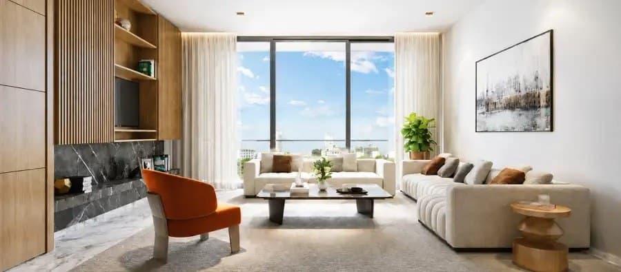 sai emerald living room