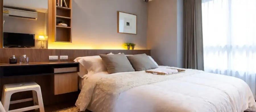 Bedroom interior view