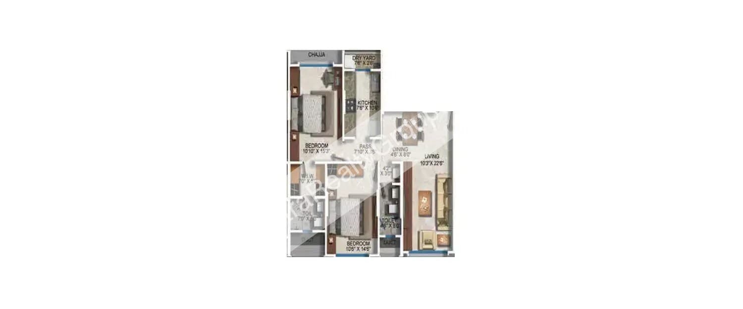 Ekta Trinity 3 BHK Homes Santacruz West Mumbai